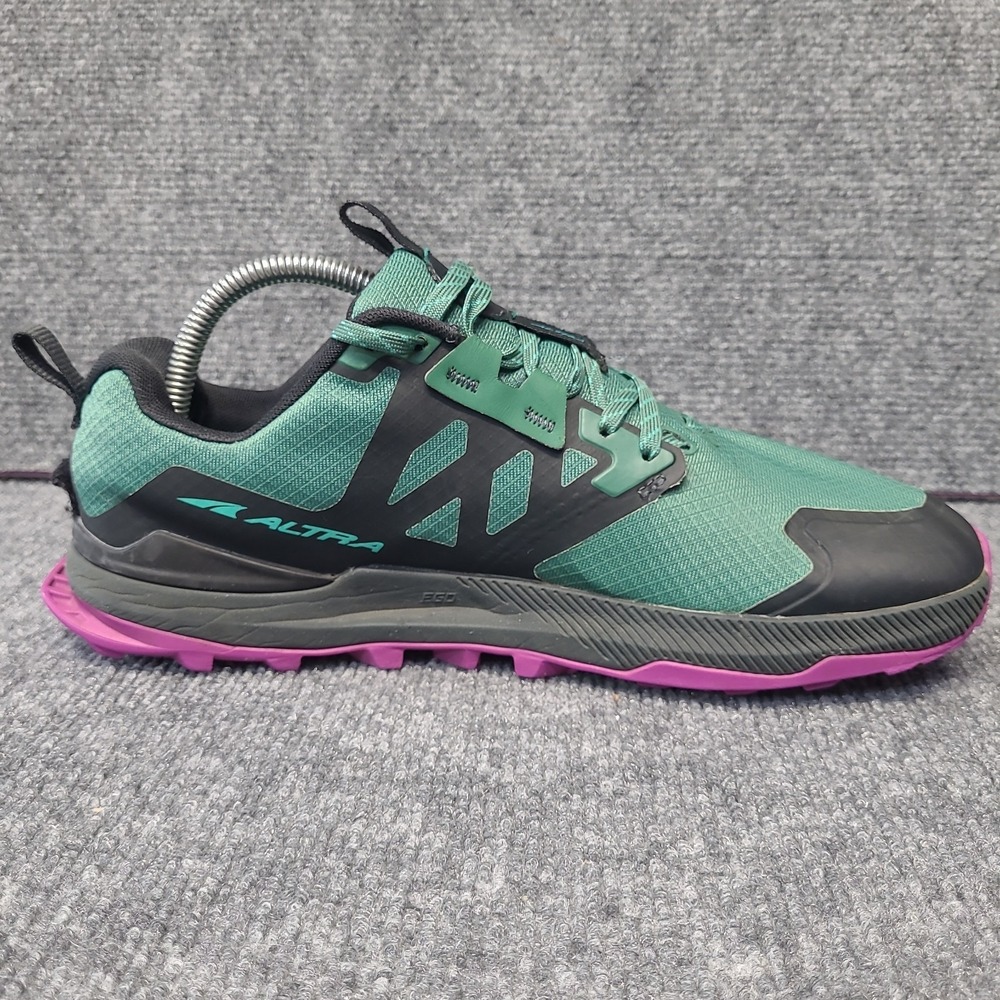 ALTRA Lone Peak 7 Men's 8.5 Trail Running Shoe Green/Teal MacTrac EGO FootShape - Picture 8 of 14